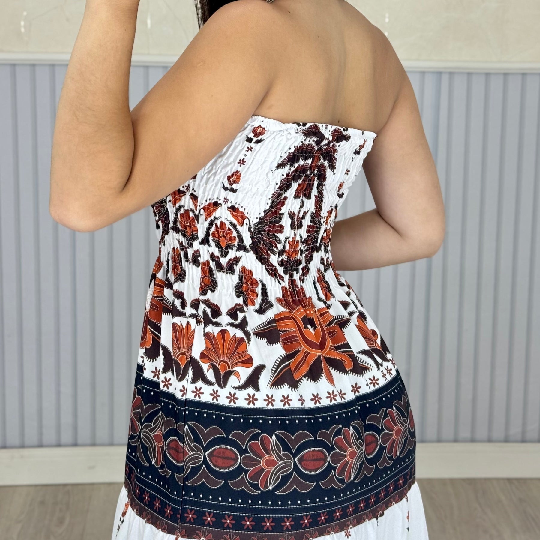 Vestido Longo Lastex Lauren Crepe de Seda