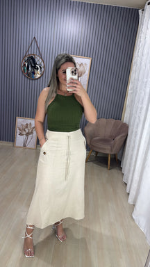 Saia Linho Raquel