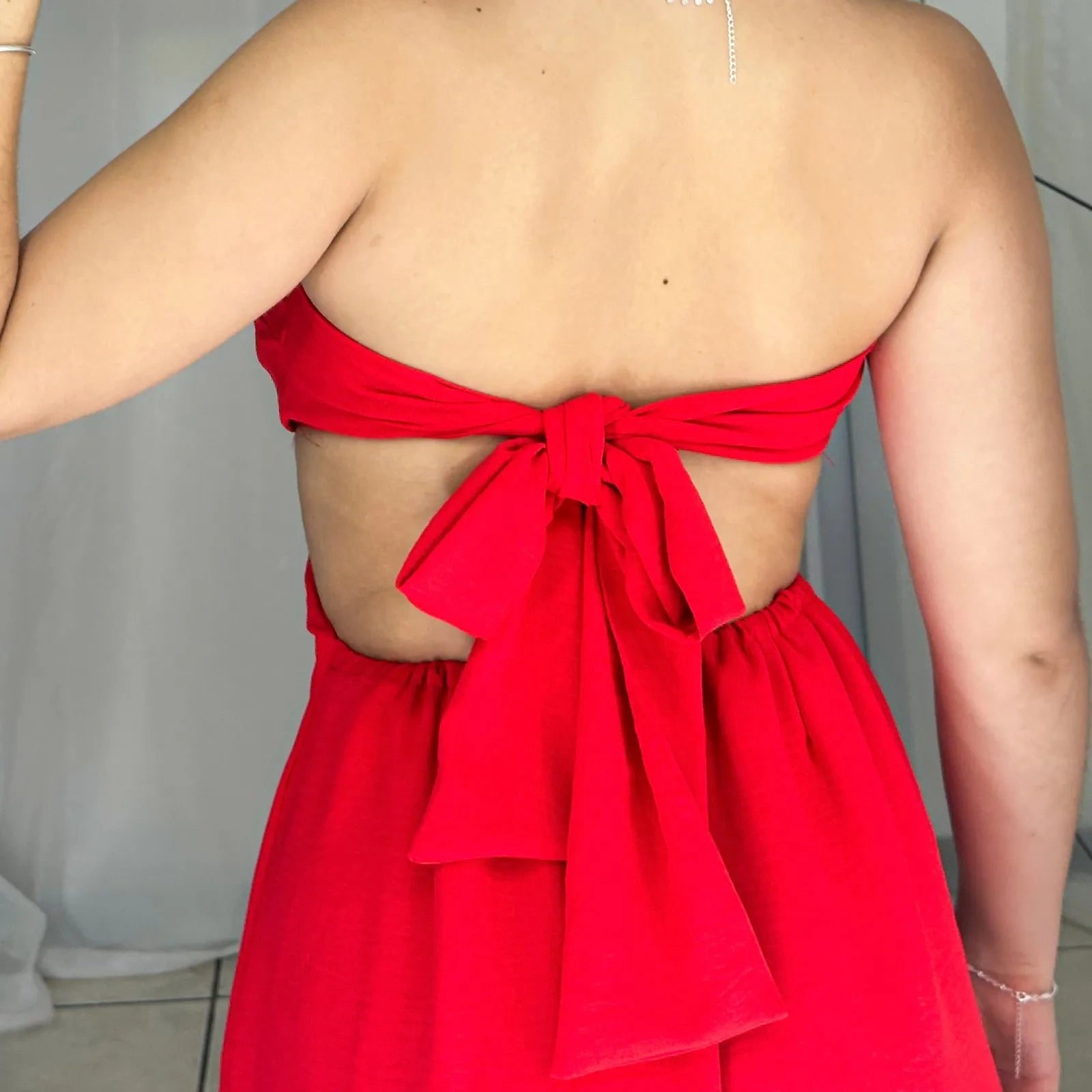 Vestido Midi Com Aberturas e Fenda Jade